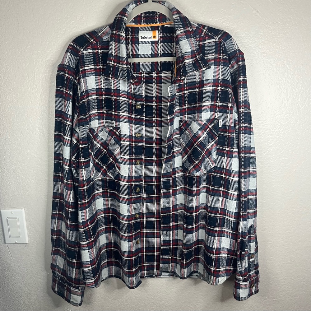 Timberland Flannel plaid shirt - Sz L